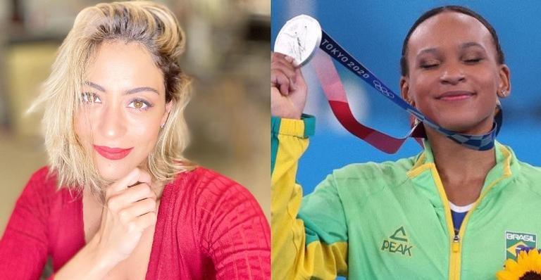 Carol Castro presta homenagem para Rebeca Andrade por prata na Olimpíada: ”Representatividade”
