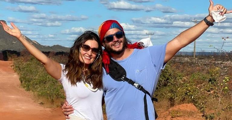 Fátima Bernardes celebra viagem com Túlio Gadêlha: ”Aproveitar qualquer tempo juntos”