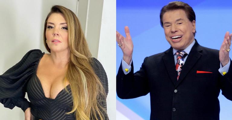 Convidada, Simony registra bastidores do retorno de Silvio Santos à TV: ”Tão feliz e divertido”