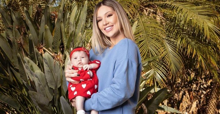 Virginia Fonseca comemora dois meses da filha, Maria Alice: ”Te amo mais que tudo!”
