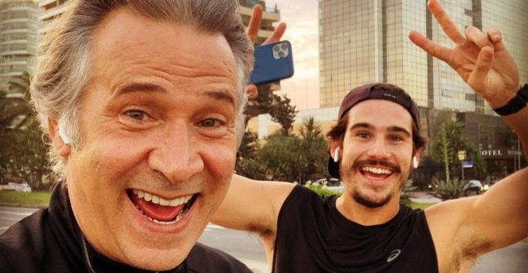 Nelson Freitas celebra encontro com Nicolas Prattes: ”Filho querido”