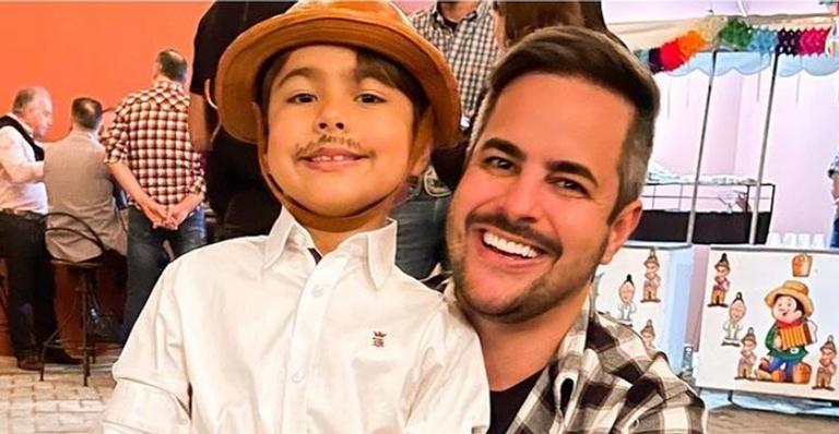 Kaká Diniz celebra sete anos do filho Henry: ”O papai te ama de forma irrevogável!”