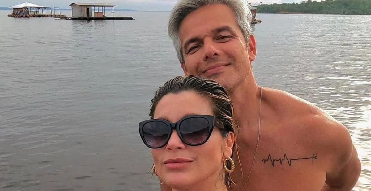 Otaviano Costa e Flávia Alessandra malham juntos: ”A gente já quebrou tudo na academia”