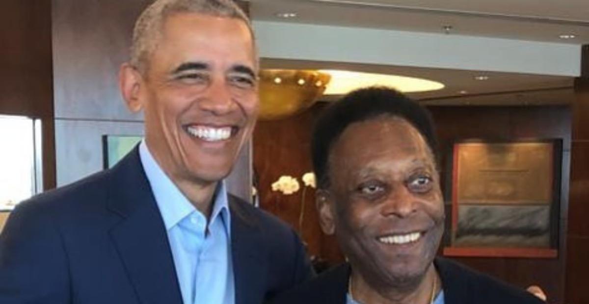 Pelé comemora aniversário de Barack Obama: ”Você é uma grande inspiração”