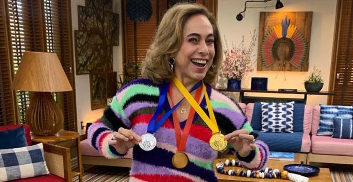 Cissa Guimarães celebra garra dos atletas brasileiros nos Jogos Olímpicos: ”Dando tanto orgulho”