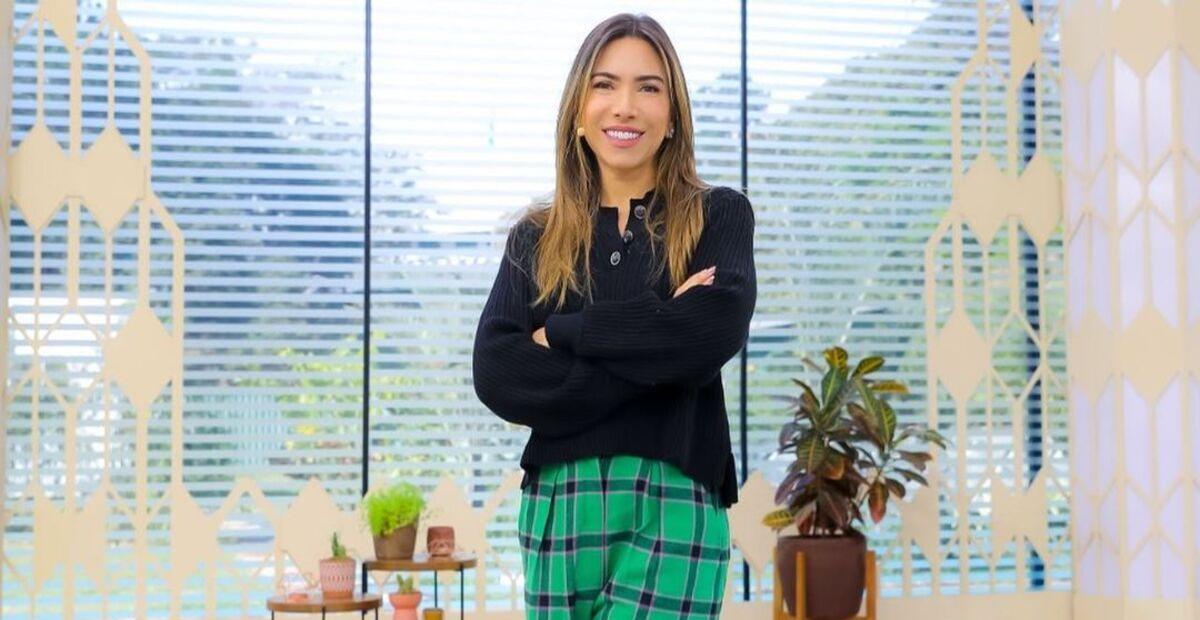 Patricia Abravanel diverte ao mostrar Silvio Santos trabalhando de pijama: ”Ele é único demais”