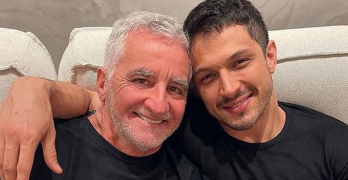Romulo Estrela comemora aniversário do pai, Sebastião: ”Parceiro de vida”