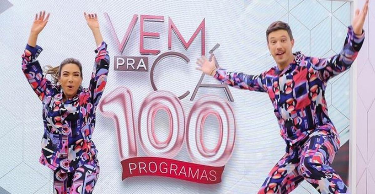 Patricia Abravanel celebra 100 programas do ‘Vem Pra Cá’: ”Que produção incrível”