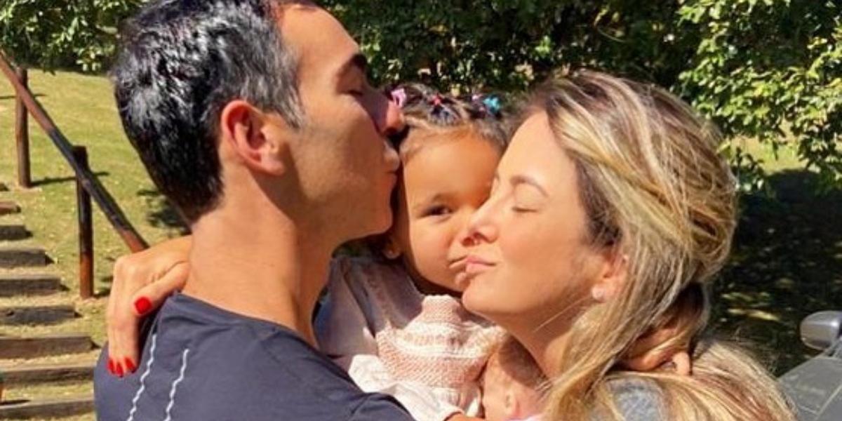No Dia dos Pais, Ticiane Pinheiro emociona ao fazer texto especial para César Tralli: ”O melhor”