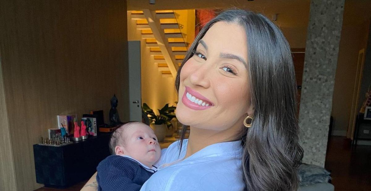 Bianca Andrade surge agarradinha com o filho, Cris e se derrete: ”Minha pessoinha”