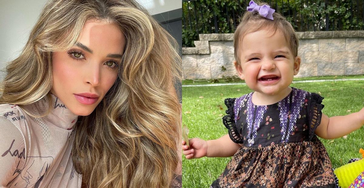 Carol Dias posta série de fotos fofas de Esther e seguidores comparam: ”A cara do pai”