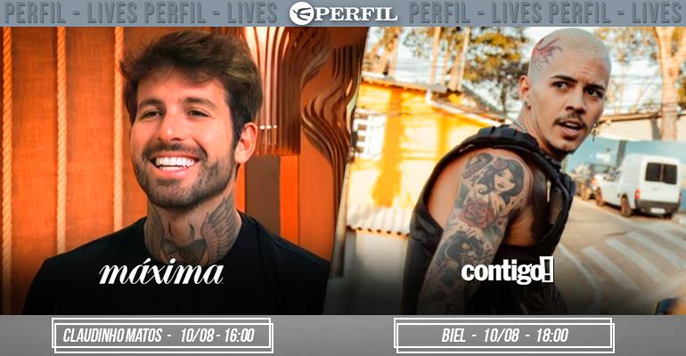 De Claudinho Matos a Biel. Confira a agenda de lives exclusivas da Editora Perfil