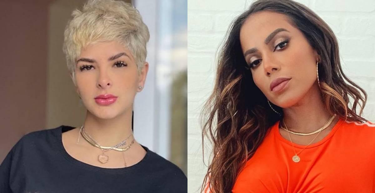 Lary Bottino alfineta Anitta e cantora rebate: ”Necessidade nenhuma de manter na minha vida!”