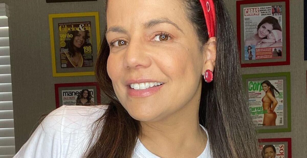 Vaidosa, filha de Nivea Stelmann rouba a cena ao voltar toda arrumada para escola