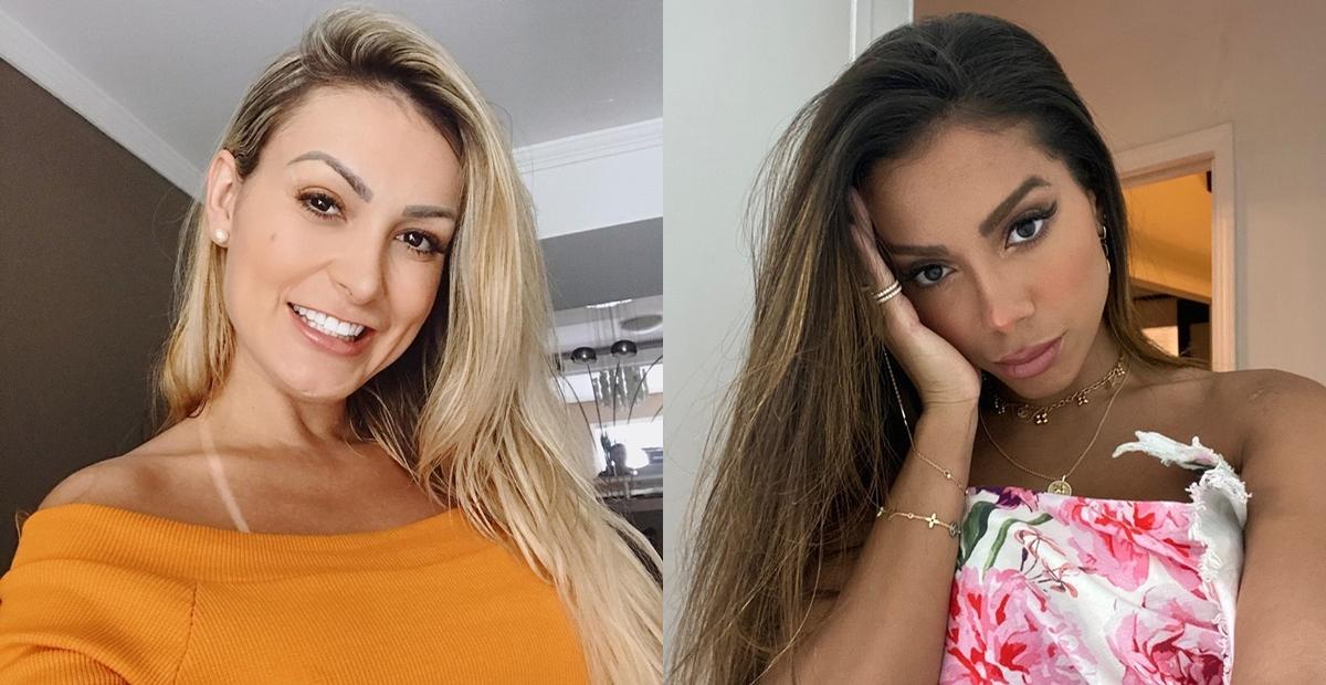 Após Anitta falar do governo, Andressa Urach dispara: ‘Vai rebolar o bumbum que disso você entende!’