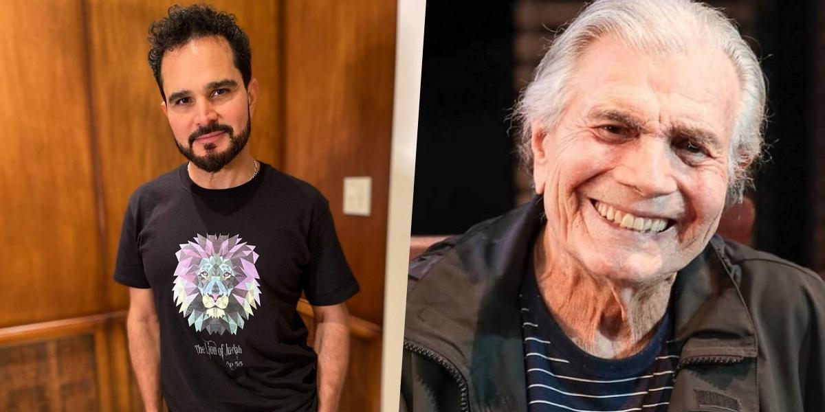 Luciano Camargo aponta importância de Tarcísio Meira nas novelas e exalta talento do ator