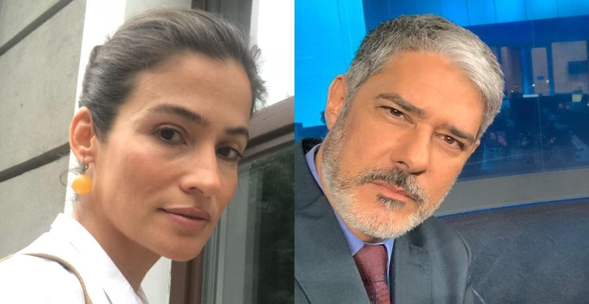 Renata Vasconcellos e Bonner surgem em selfie após o JN e animam a web