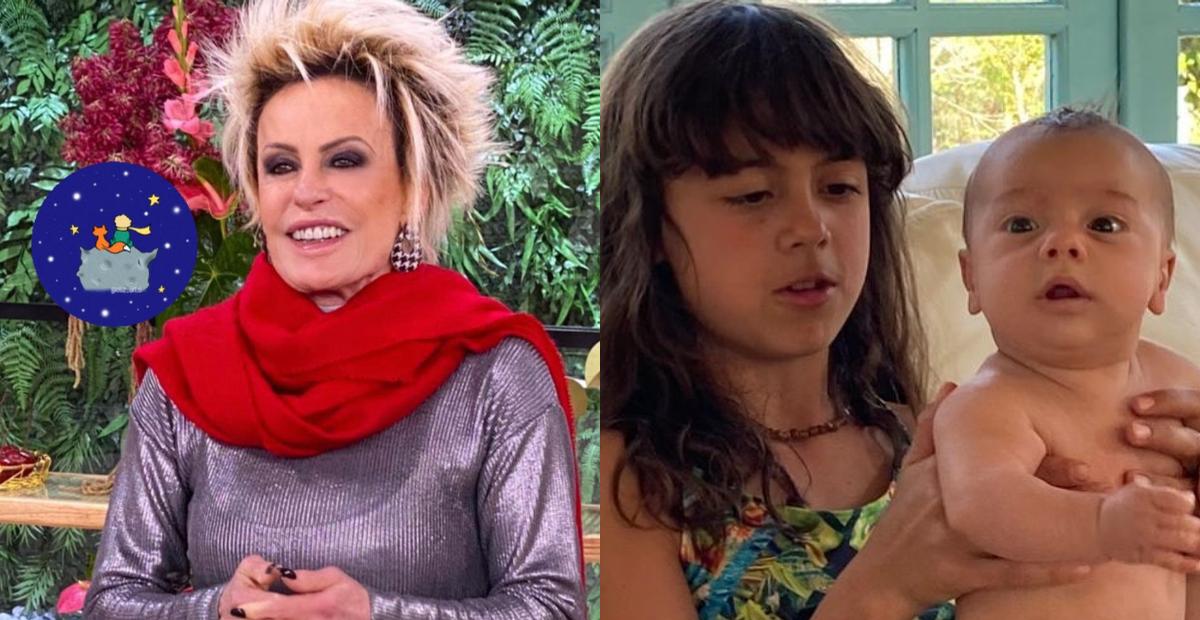 Ana Maria Braga compartilha clique perfeito com os netos: ”Babando”