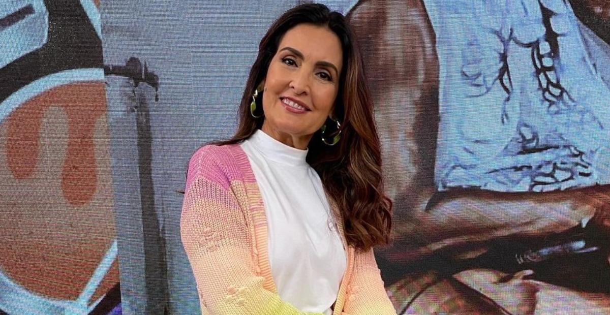 Fátima Bernardes recebe elogios ao reutilizar look para o ‘Encontro’: ”Sempre arrasadora”
