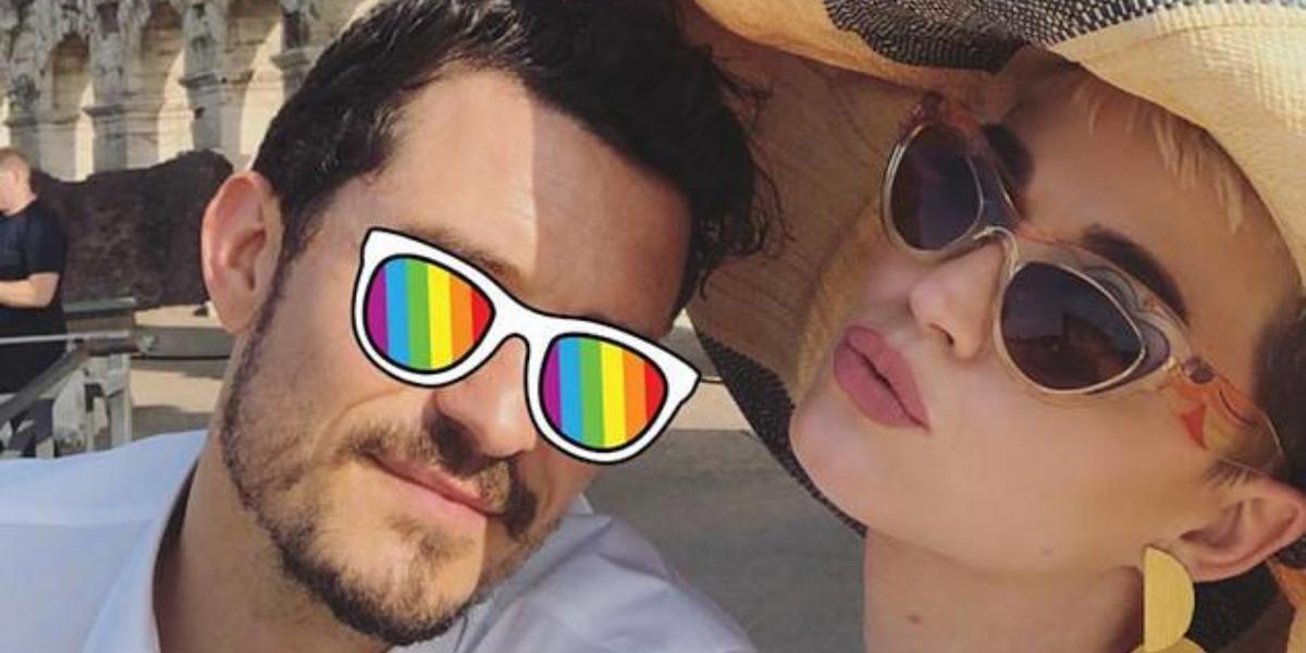 Orlando Bloom é clicado nadando pelado e marca Katy Perry em local ousado: ”Isso que é amor”