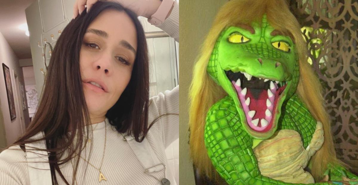 Alessandra Negrini toma segunda dose da vacina e web brinca: ”A Cuca vai virar jacaré”