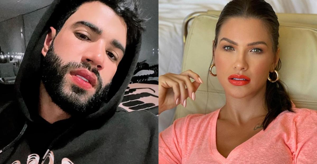 Após voltar de viagem, Gusttavo Lima surge no maior chamego na cama com Andressa Suita
