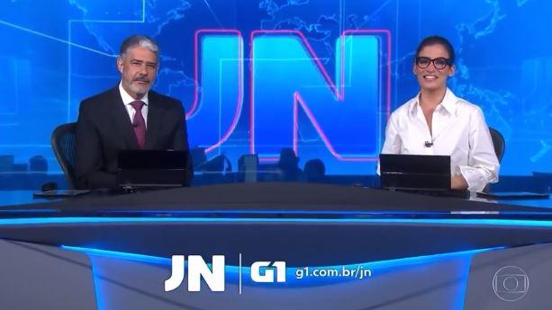 William Bonner quase esquece o ‘boa noite’ no final do Jornal Nacional e viraliza na web