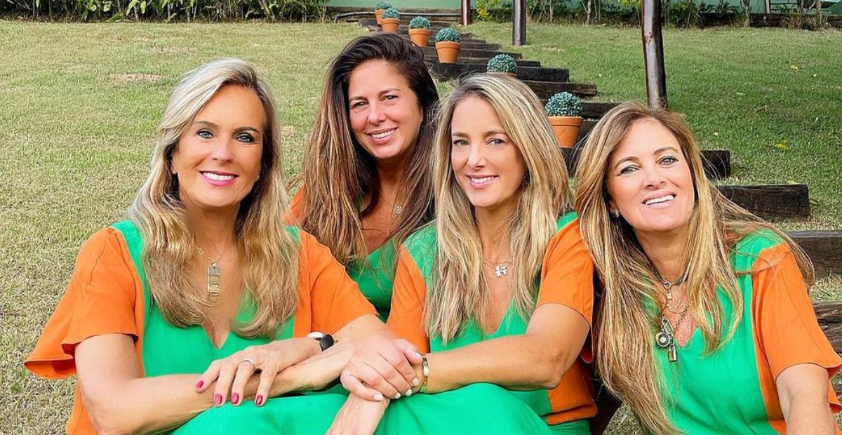 Ticiane Pinheiro reúne as mulheres da família na despedida de solteira da irmã: ”Amo vocês”