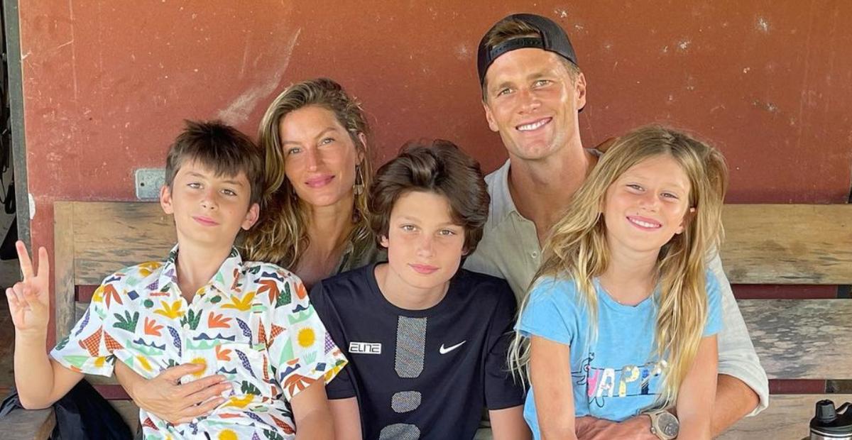 Gisele Bündchen publica lindo registro em família para celebrar o aniversário do enteado