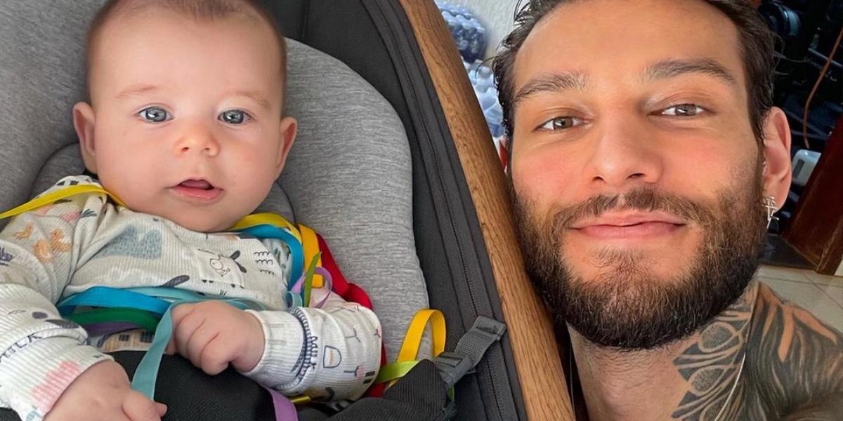 Lucas Lucco celebra cinco meses do filho, Luca, e se declara: ”A melhor parte de mim”