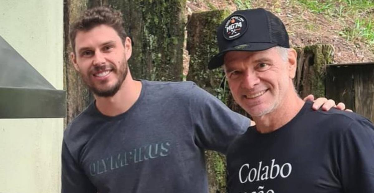 Bruninho Rezende comemora aniversário do pai, Bernardinho: ”Exemplo da minha vida”