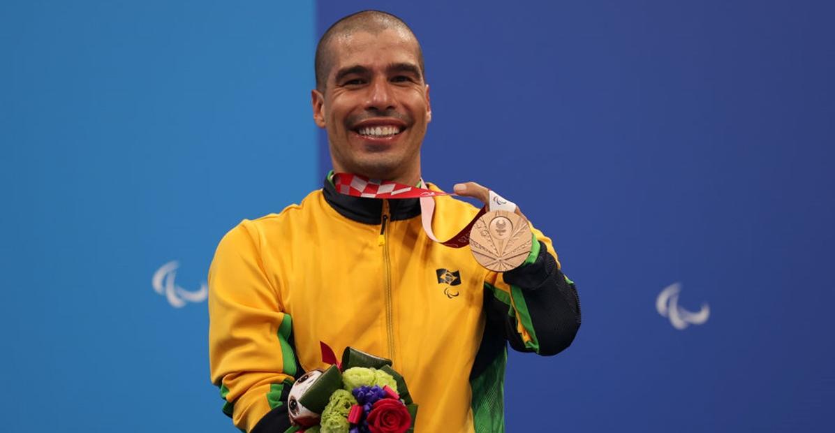 Daniel Dias conquista três pódios nos Jogos Paralímpicos e soma 27 medalhas em Paralimpíadas