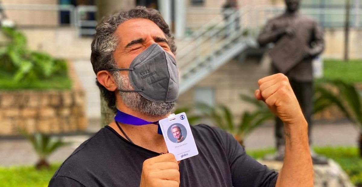 Marcos Mion grava seu primeiro ‘Caldeirão’: ”Obrigado meu Deus por me conceder esse sonho”