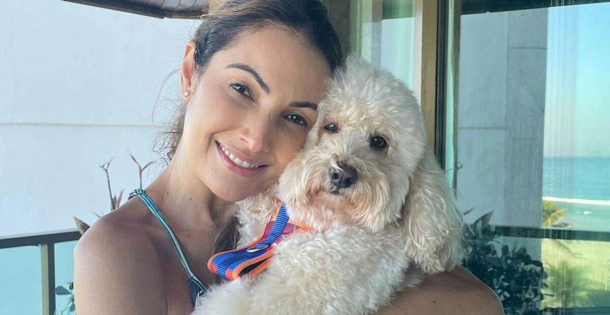 Patrícia Poeta encanta ao relembrar adoção de seu cachorro: ”Me escolheu para ser dona dele!”