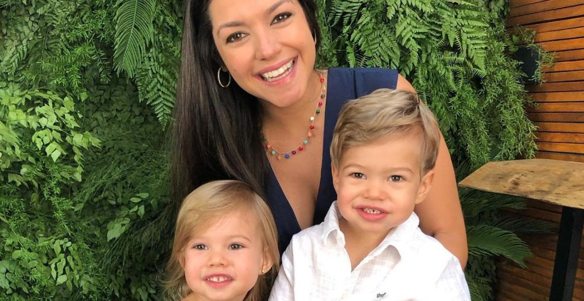 Thaís Fersoza relembra primeiro passeio dos filhos na neve: ”Pra matar a saudade”