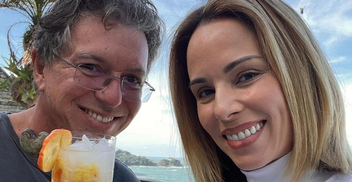 Boninho mostra pós-treino com Ana Furtado: ”Todo fim de treino eu ganho beijos”
