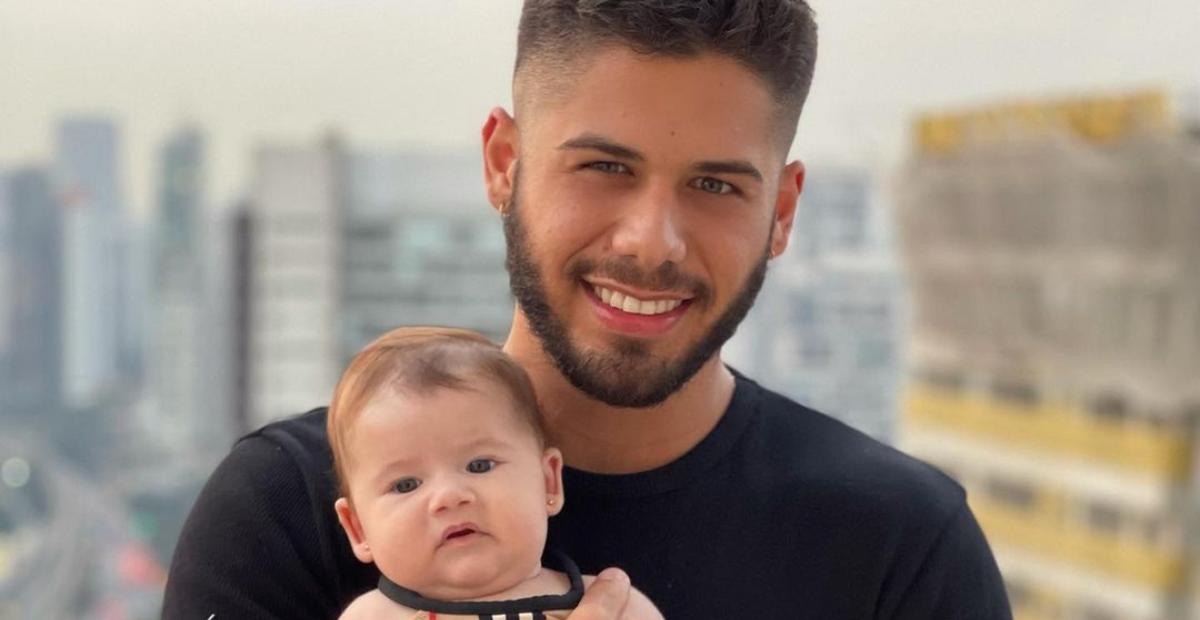 Zé Felipe se derrete pela fofura da filha, Maria Alice: ”O papai morre de amor”