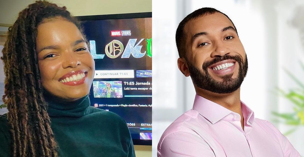Jeniffer Nascimento posa ao lado de Gil do Vigor e brinca: ”Regozijados”