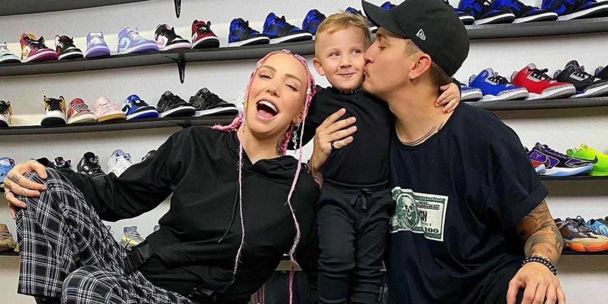 Nikki, filho de Christian Figueiredo, recebe carinho do papai em clique na maternidade: ”Bem-vindo’