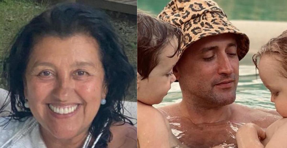 Regina Casé se derrete ao postar fotos dos filhos de Paulo Gustavo enviadas pela mãe do ator