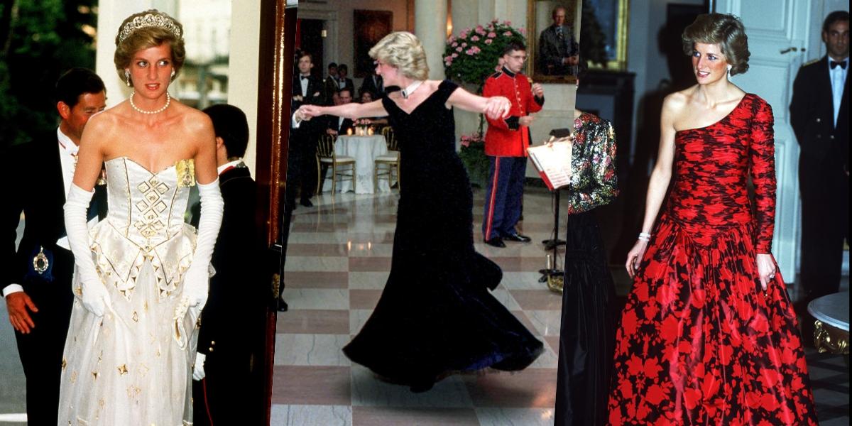 Relembre o estilo luxuoso e único da Princesa Diana