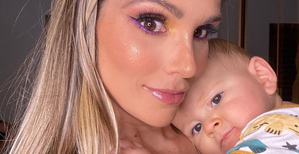 Flávia Viana surge com o filho em fotos na natureza e fala sobre simplicidade