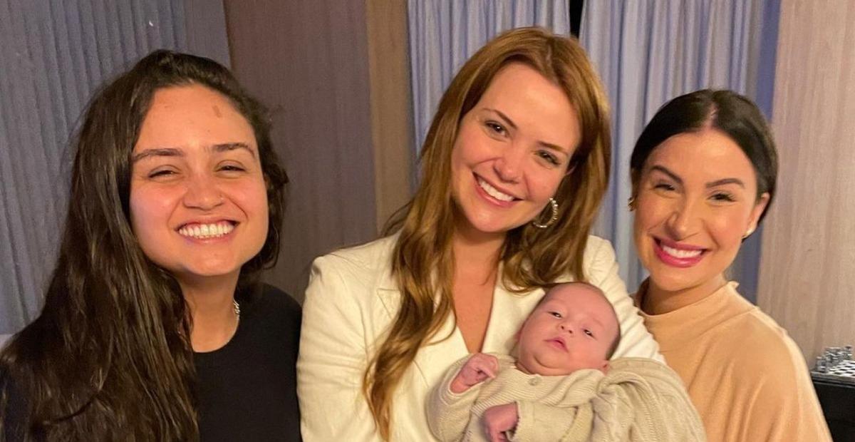 Marcela Mc Gowan conhece filho de Bianca Andrade e se derrete pelo pequeno Cris: ”Apaixonada”