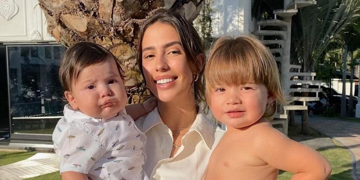 Gabi Brandt explode o fofurômetro ao exibir clique estiloso do filho mais velho, Davi