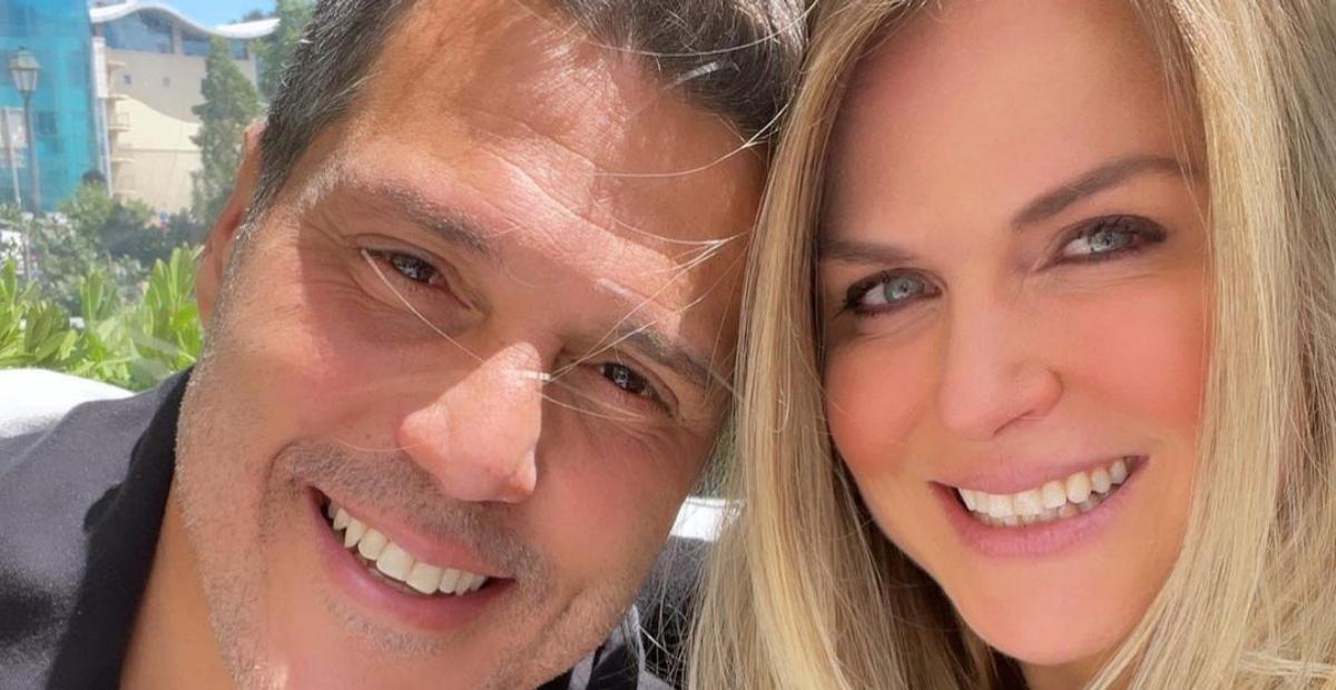 Susana Werner se declara no aniversário do marido, Julio Cesar