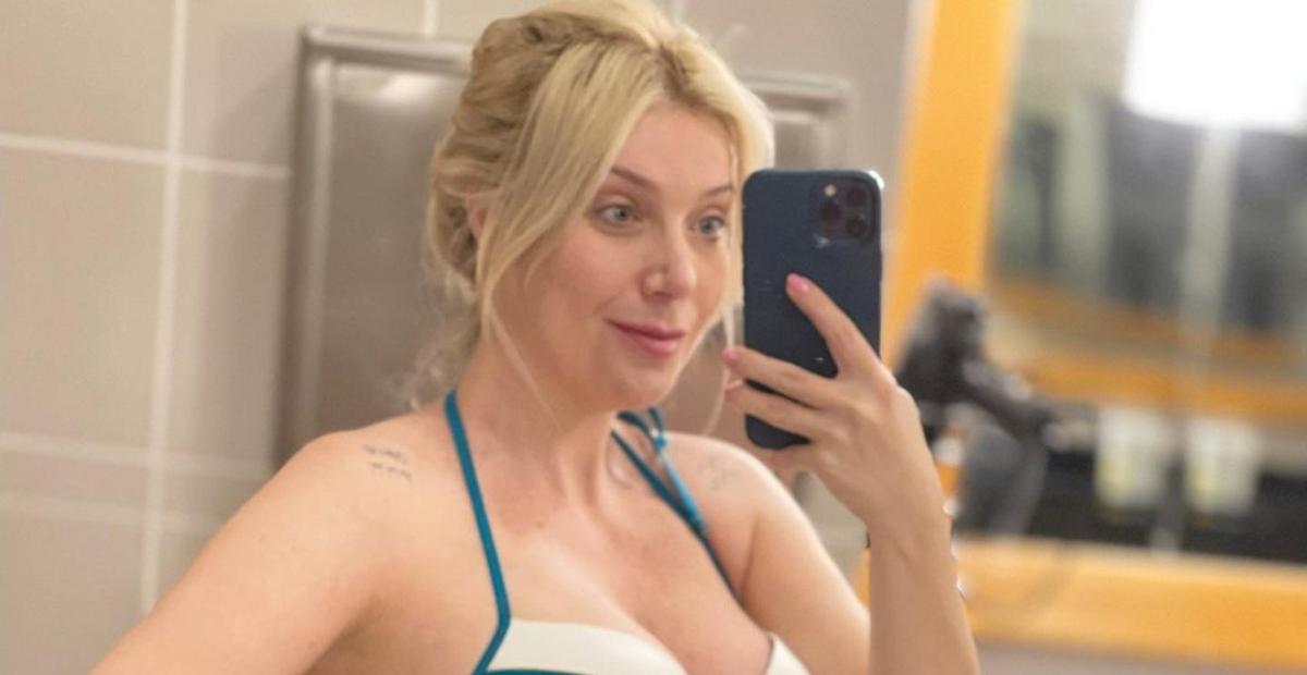 Luiza Possi celebra 8 meses de gestação com clique do barrigão: ”Que linda”