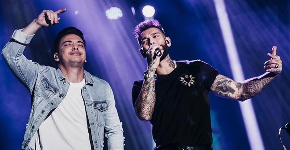 Lucas Lucco presta homenagem de aniversário para Wesley Safadão: ”Parceiro de longa data”