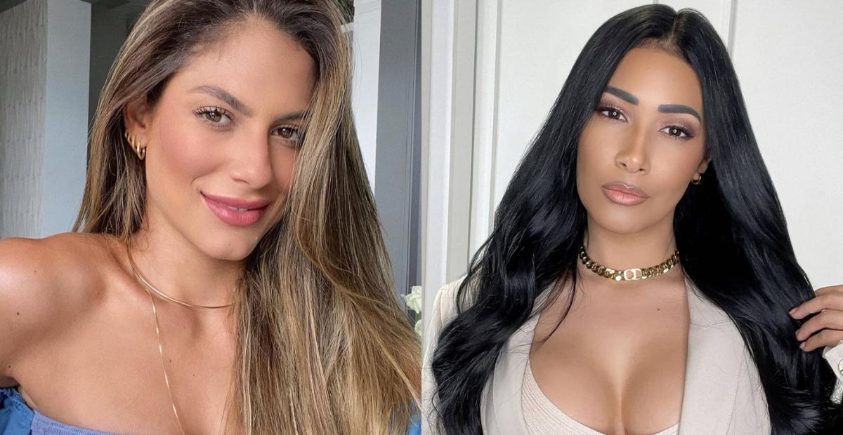 Mari Gonzalez se diverte nos bastidores do ‘Música Boa Ao Vivo’ com Simaria