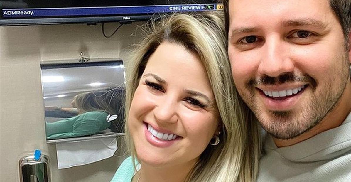 Pai de primeira viagem, Dony De Nuccio se emociona com ultrassom do filho