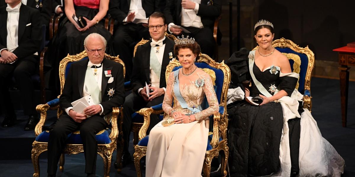 Repleto de luxo, Família Real Sueca faz o primeiro jantar de gala desde o início da pandemia